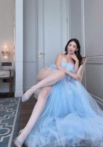 唐安琪蓝色礼服 N0.9538 拍摄花絮 [3V-1.9G]